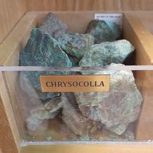 Chrysocolla stone